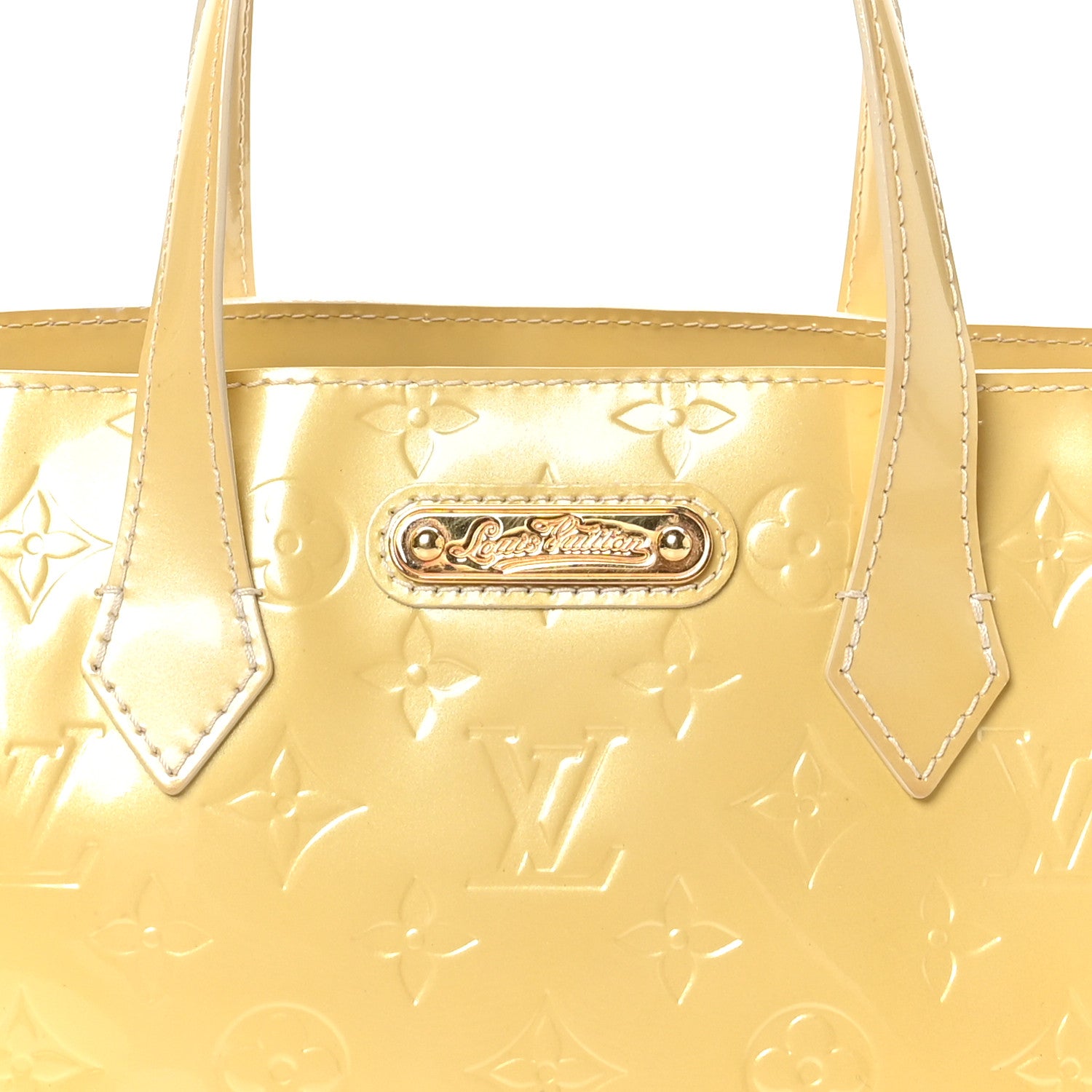 Louis Vuitton Vernis Wilshire PM Blanc Corail 7 of 9