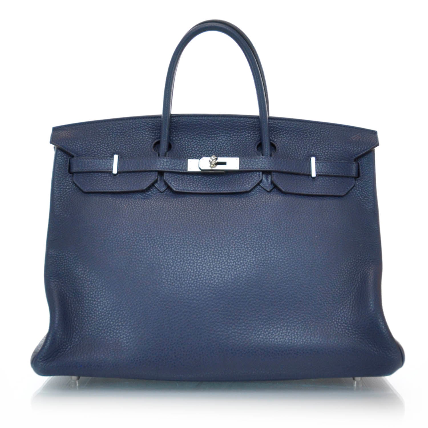 Hermes Taurillon Clemence Birkin 40 Bleu Abysse 1 of 9