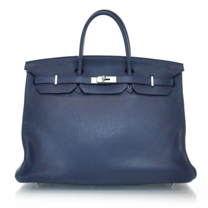 Hermes Taurillon Clemence Birkin 40 Bleu Abysse 1 of 9