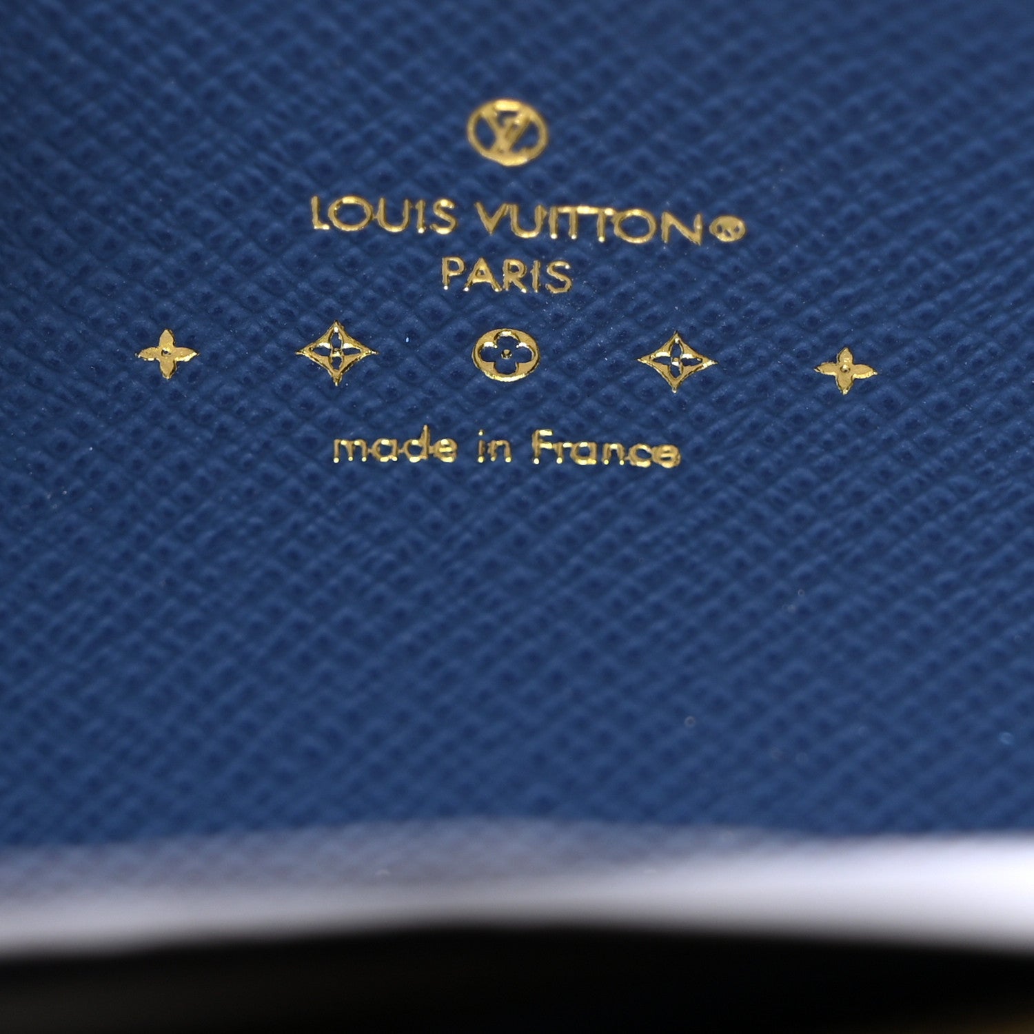 Louis Vuitton Denim Monogram Zippy Coin Purse Blue 6 of 6