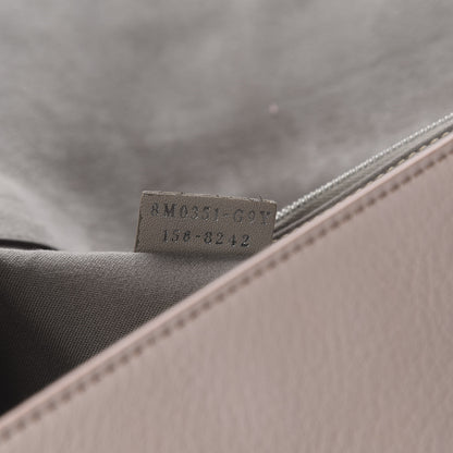 Fendi Vitello Flamingo Tube Macro Clutch Camelia 6 of 9