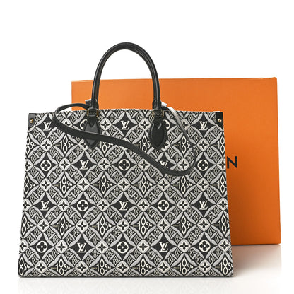 Louis Vuitton Jacquard Since 1854 Onthego GM Grey 10 of 10