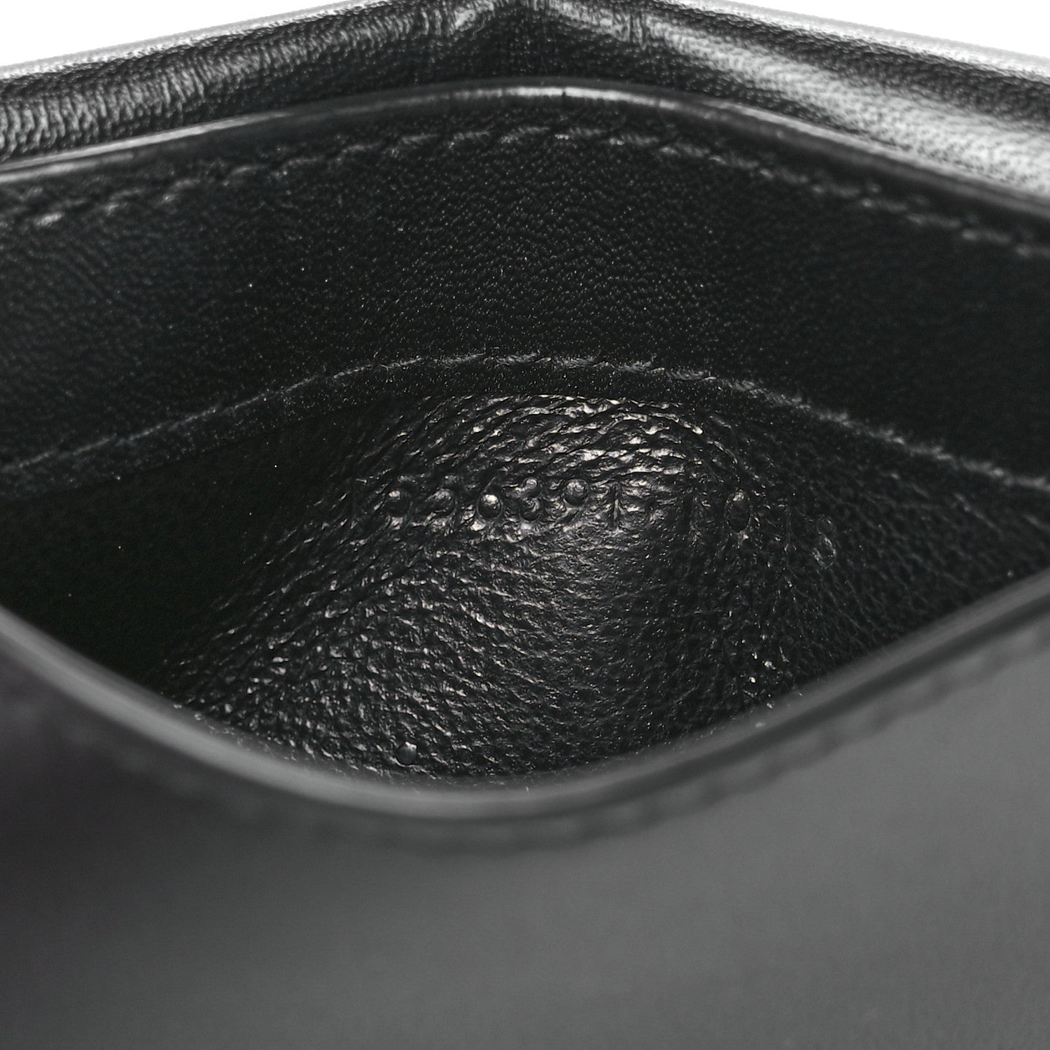Saint Laurent Ultra Soft Calfskin Coin Wallet Black 8 of 13