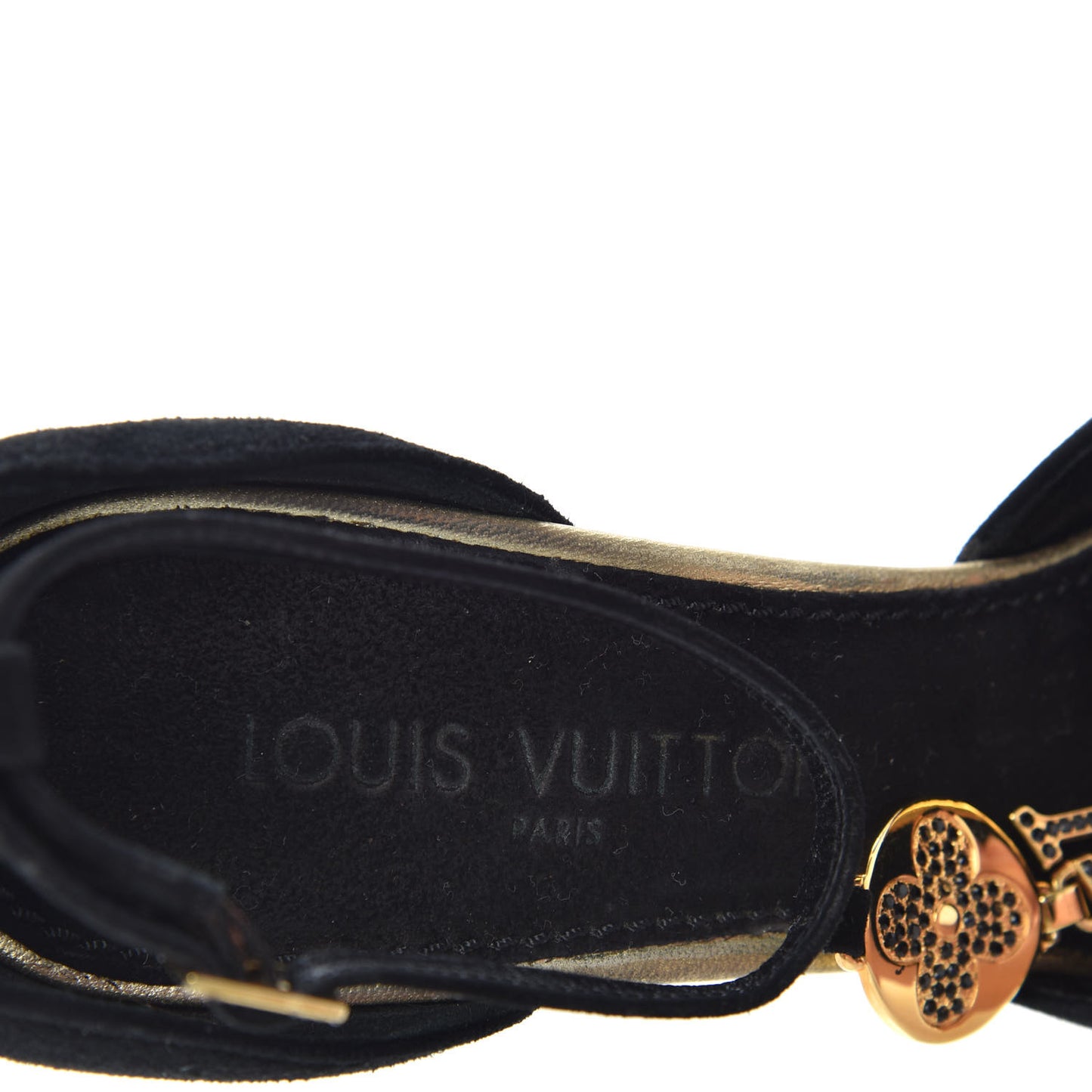 Suede Vegas T Strap Pumps 39.5 Black