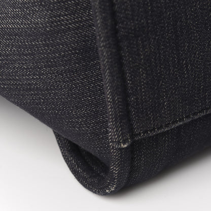 Chanel Denim Medium Deauville Tote Dark Blue 14 of 17