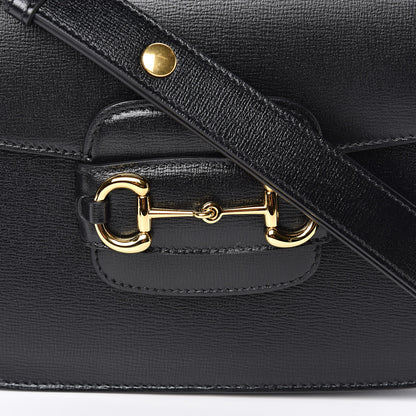 Gucci Azalea Calfskin Horsebit 1955 Shoulder Bag Black 10 of 10