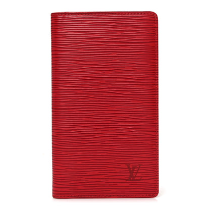 Louis Vuitton Epi Checkbook Organizer Wallet Castillan Red 1 of 6