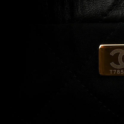 Chanel Crumpled Calfskin Quilted Chanel 22 Black 8 of 11