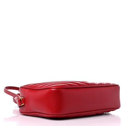 Saint Laurent Calfskin Matelasse Monogram Lou Camera Bag Rouge Eros 3 of 11