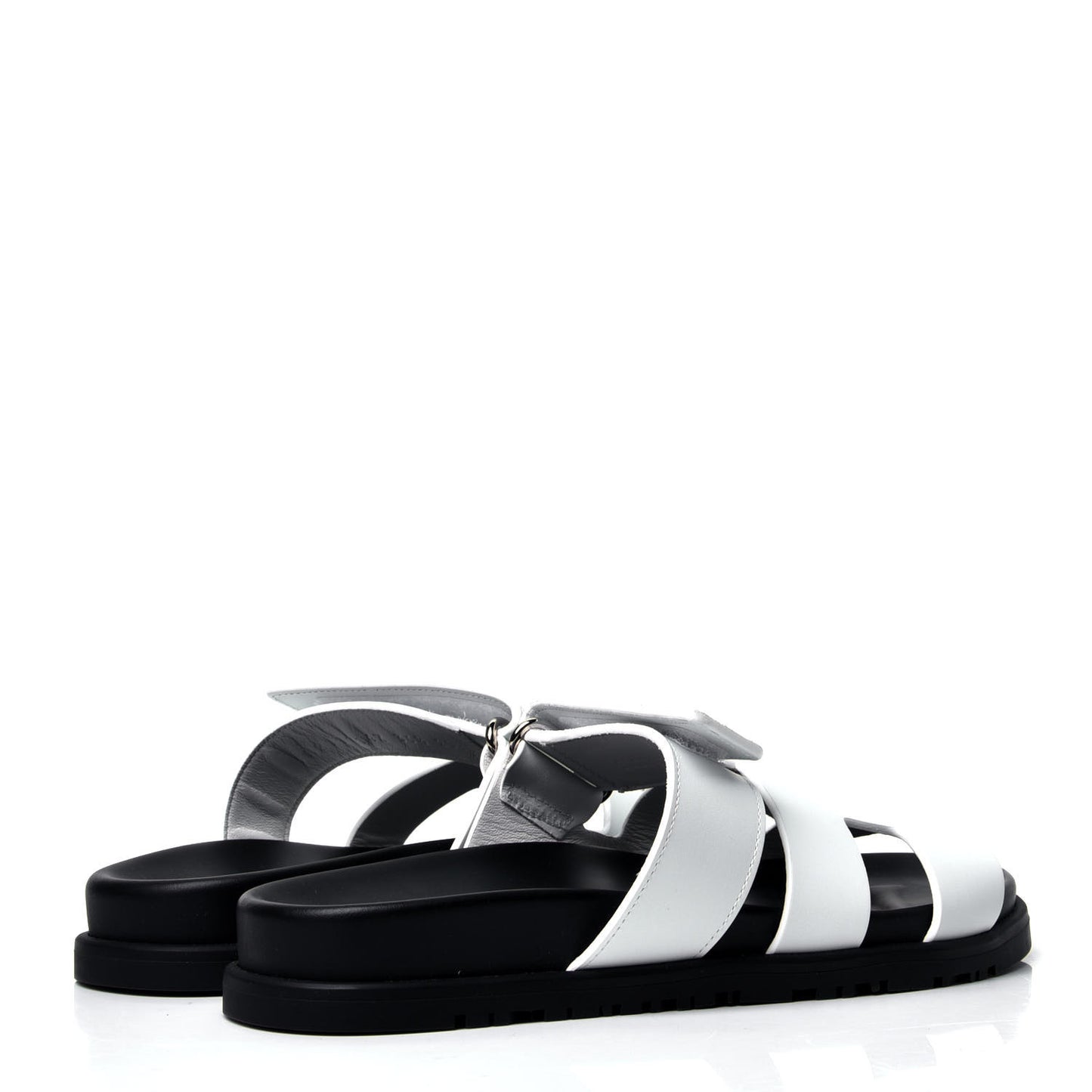 Calfskin Womens Chypre Sandals 36.5 White