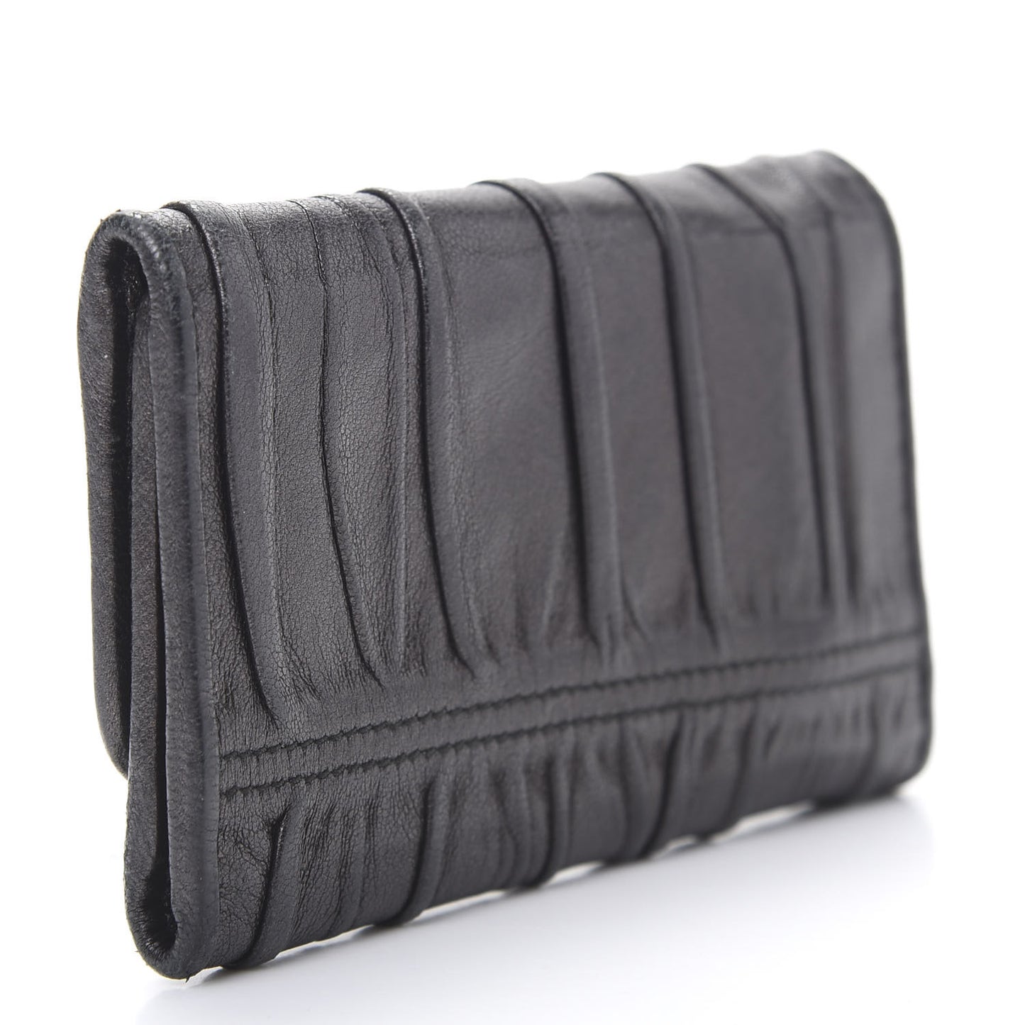 Nappa Gaufre 6 Key Holder Black