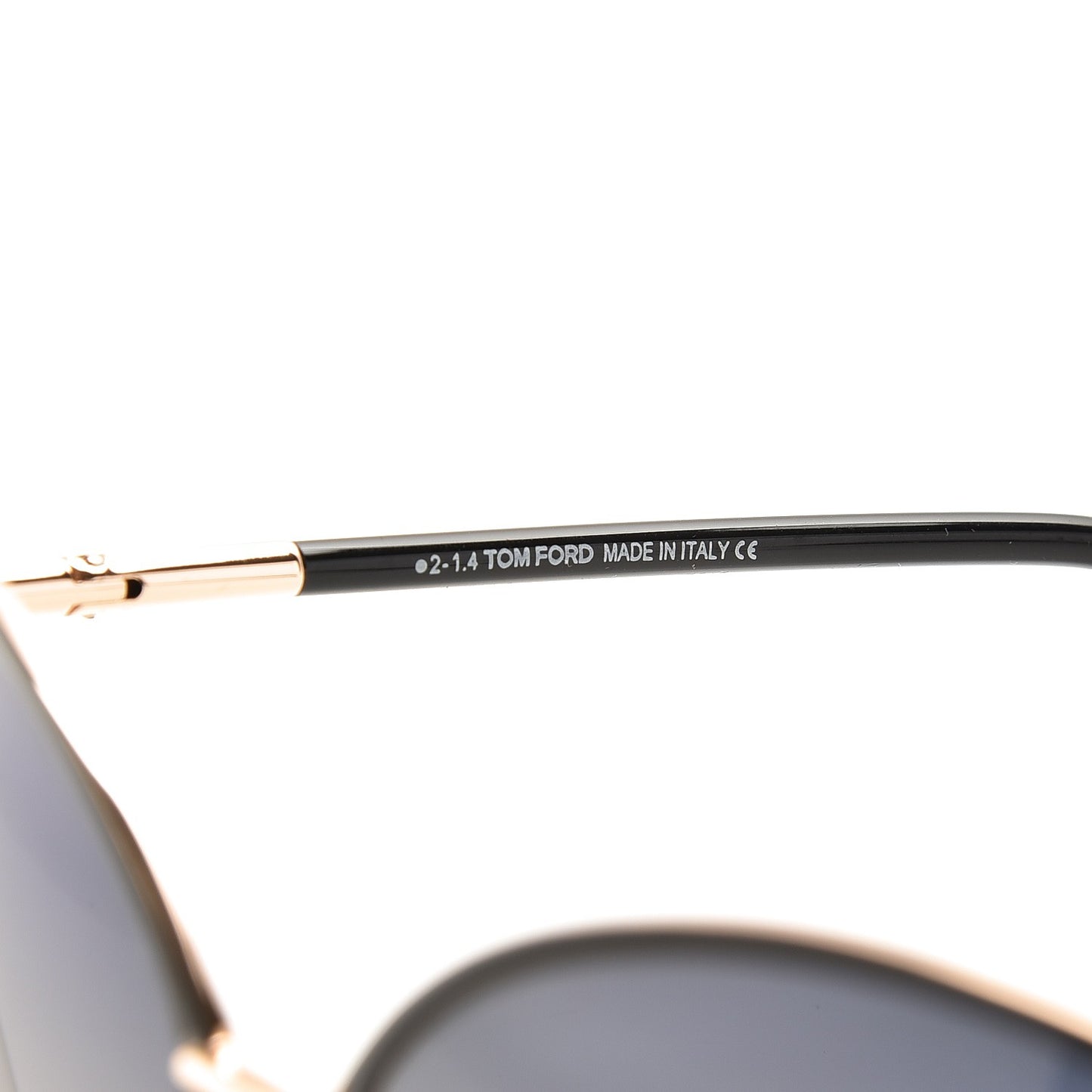 Penelope Vintage Round Sunglasses TF320 Black