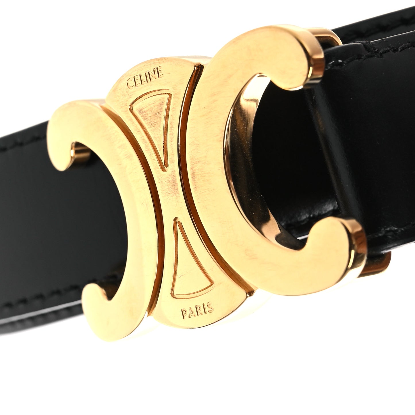 Box Calfskin Medium 25mm Triomphe Belt 90 36 Black