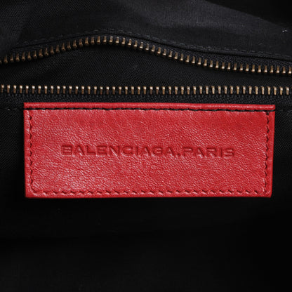 Balenciaga Agneau Classic Hardware Polly Tote Coquelicot 6 of 7