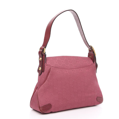Gucci Monogram Horsebit Chain Flap Bag Fuchsia 2 of 11