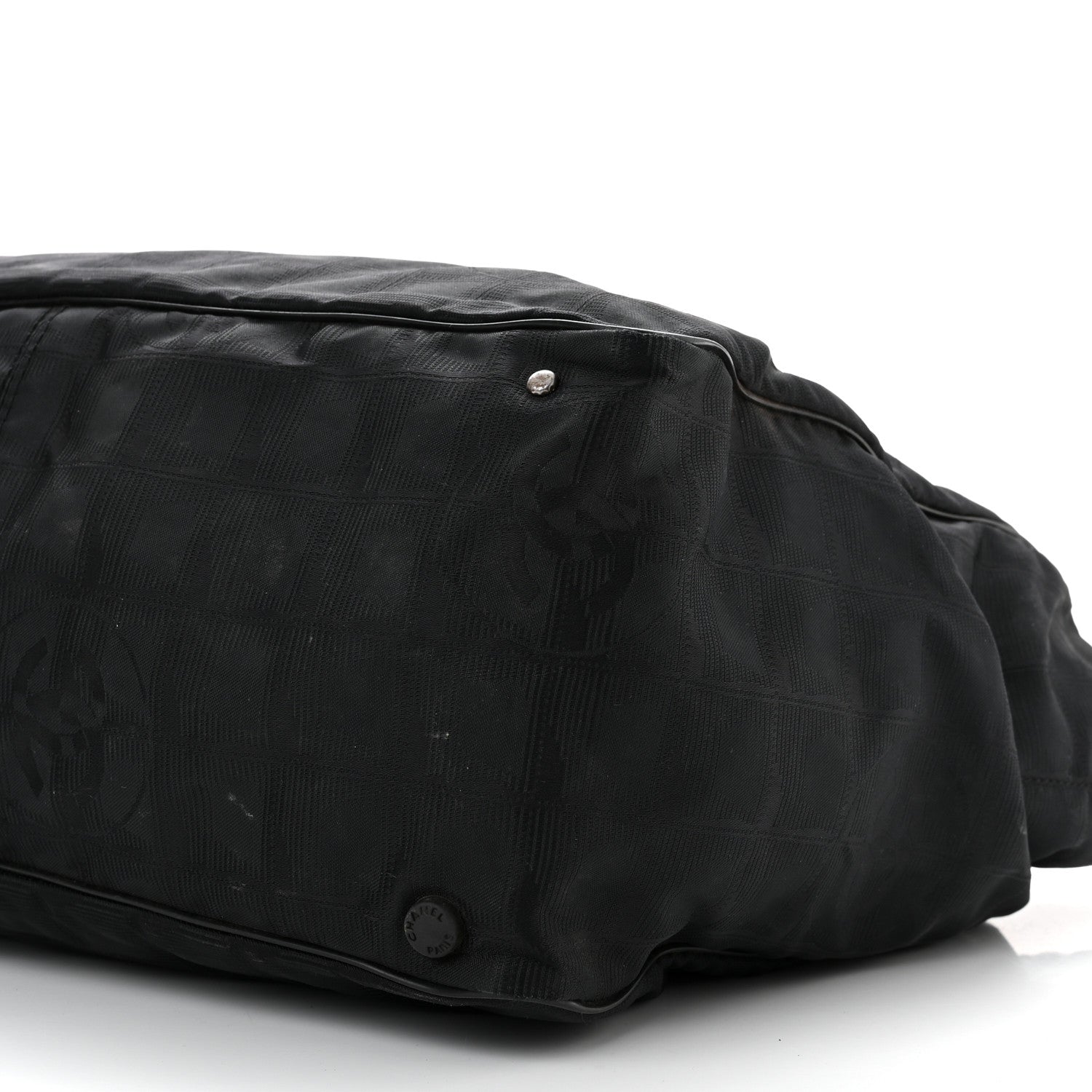 Chanel Nylon Large Travel Tote Black 10 of 11