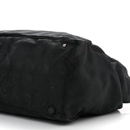 Chanel Nylon Large Travel Tote Black 10 of 11