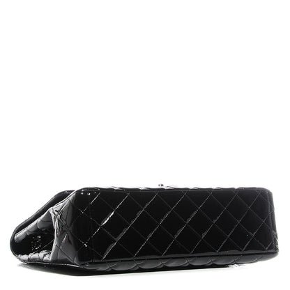 Chanel Patent Quilted Maxi Single Flap Black 4 of 8