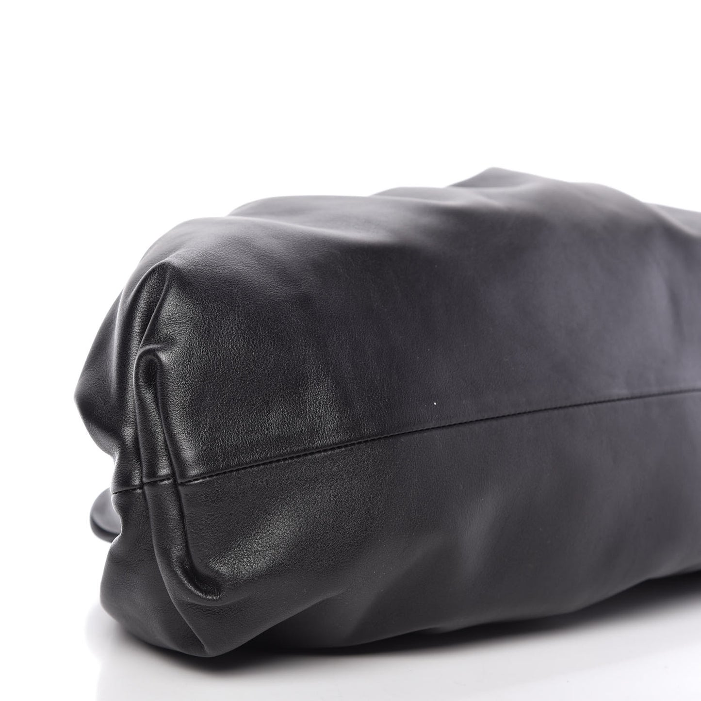 Smooth Butter Calf The Pouch Oversized Clutch Black