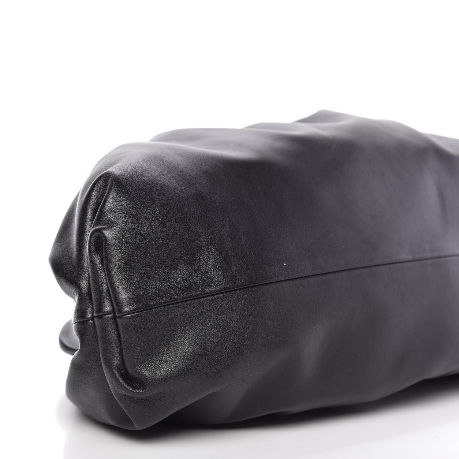 Bottega Veneta Smooth Butter Calf The Pouch Oversized Clutch Black 5 of 8