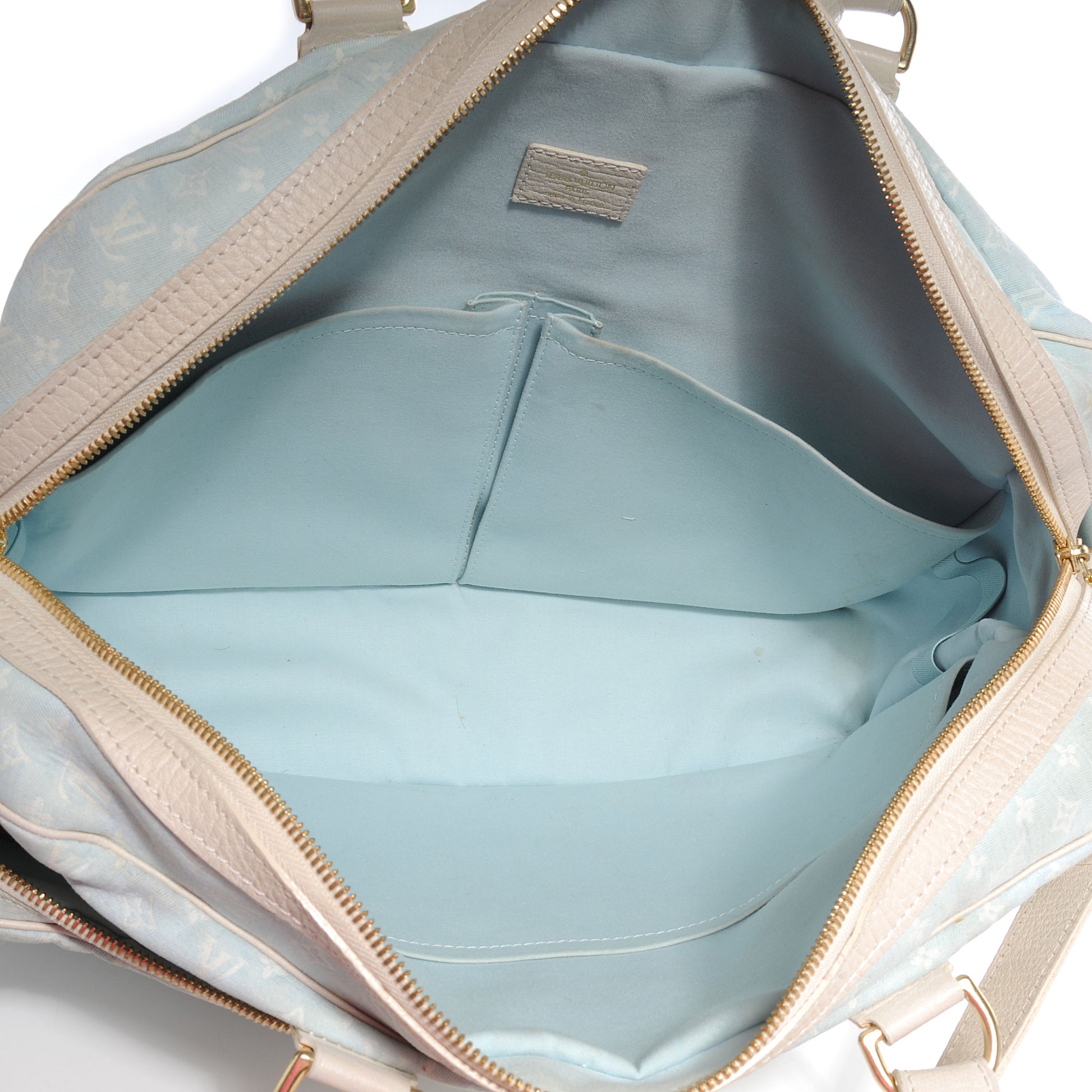 Louis Vuitton Mini Lin Sac a Langer Diaper Bag Blue 6 of 11