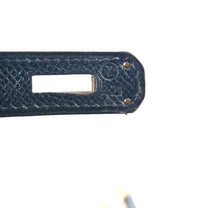 Hermes Courchevel Kelly Sellier 32 Bleu Indigo 7 of 14