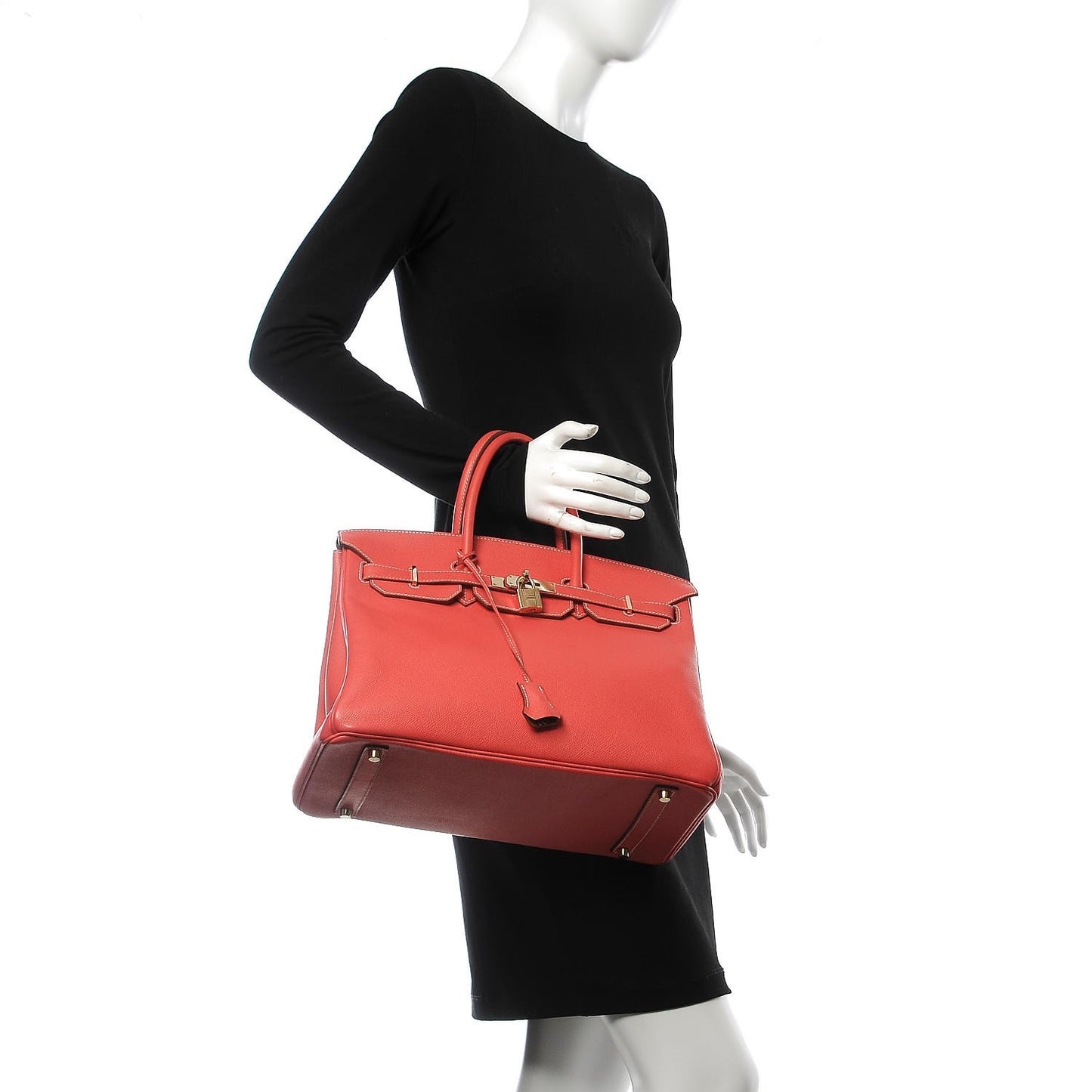 Epsom Candy Birkin 35 Rose Jaipur Gold