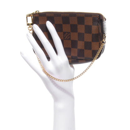 Louis Vuitton Damier Ebene Mini Pochette Accessories Bag 2 of 8
