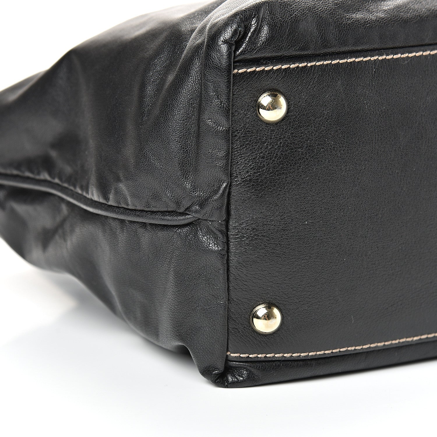 Gucci Leather Medium New Britt Tote Black 8 of 12