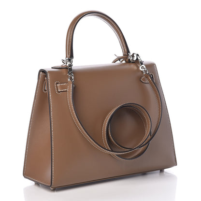 Hermes Tadelakt Kelly Sellier 25 Etoupe 3 of 35