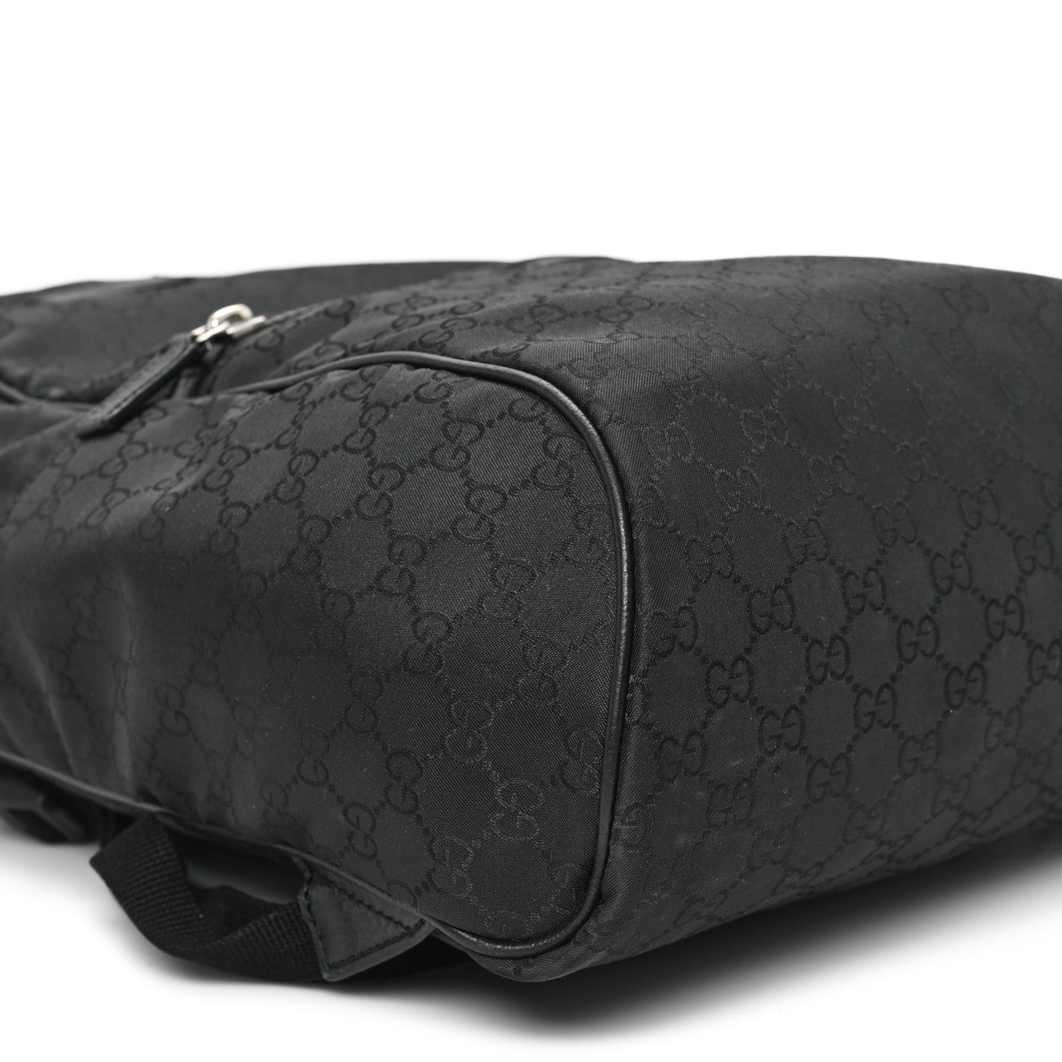 Gucci Nylon Monogram Slim Backpack Black 9 of 12