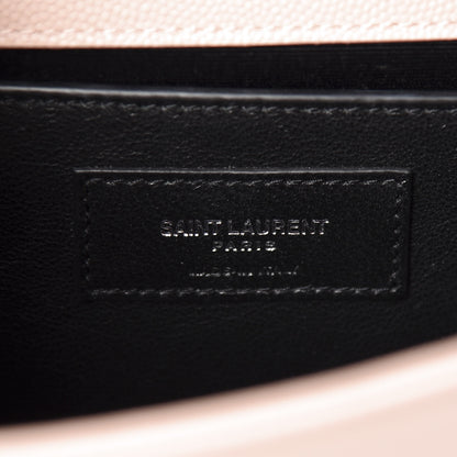 Saint Laurent Grain De Poudre Small Classic Monogram Kate Tassel Satchel Pale Blush 5 of 8