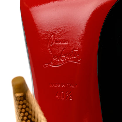 Christian Louboutin Patent Lipchick 100 Pumps 40.5 Black 7 of 9