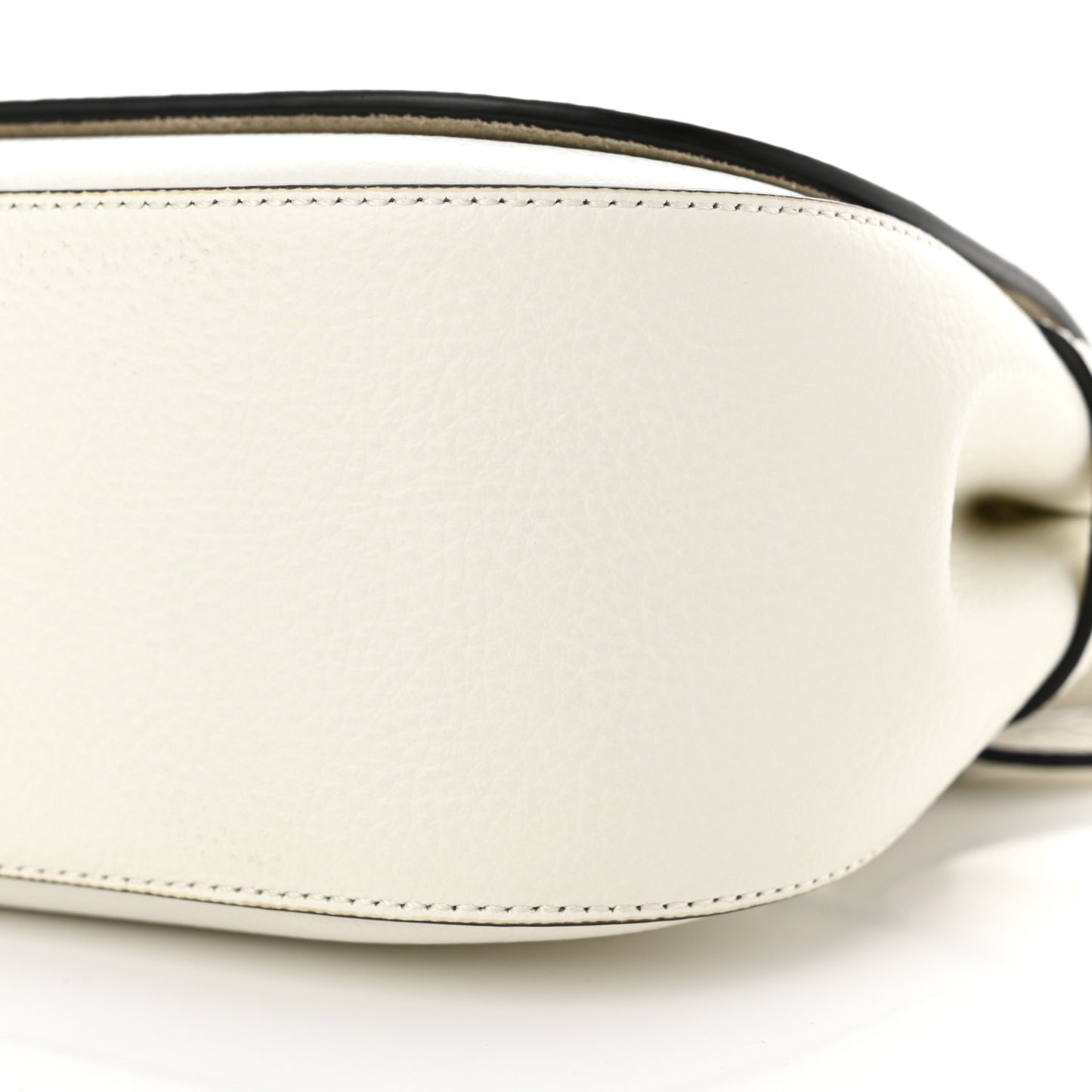 Small Classic Grain Calfskin Small Amberley Satchel White