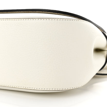 Mulberry Small Classic Grain Calfskin Small Amberley Satchel White 9 of 13