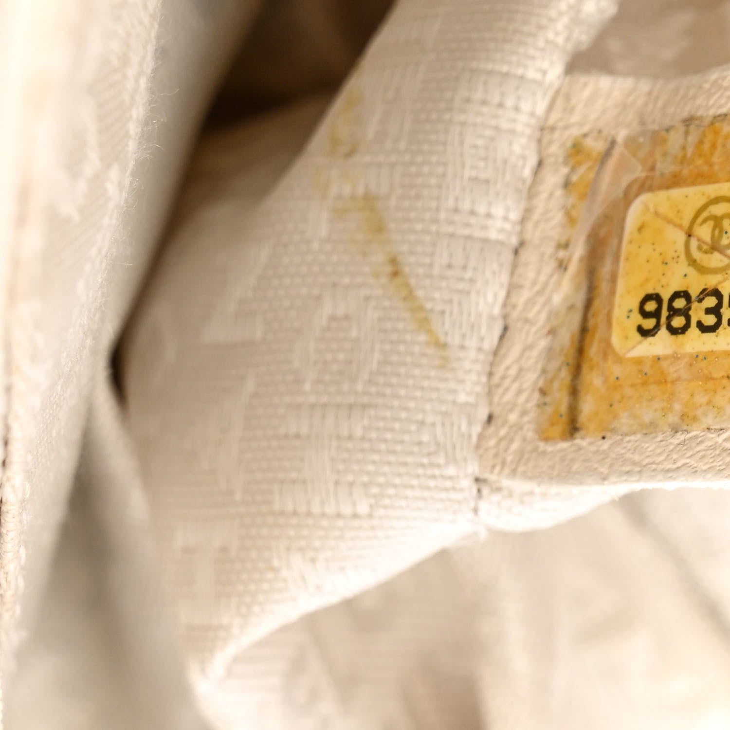 Chanel Canvas Lambskin Mademoiselle Lock Flap Navy White 7 of 16