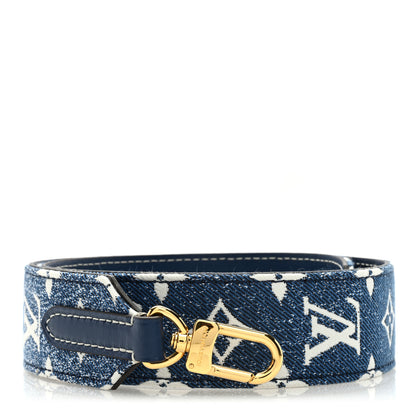 Louis Vuitton Denim Monogram Jacquard Bandouliere Shoulder Strap Bleu 1 of 4