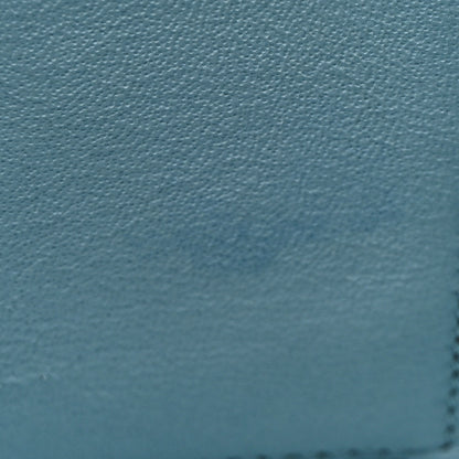 Chanel Caviar Quilted Small Top Handle Vanity Case With Chain Light Blue 11 of 11