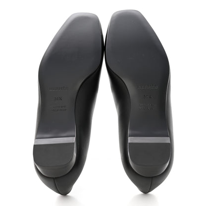 Hermes Calfskin Danseuse Ballerina Flats 36.5 Black 5 of 9