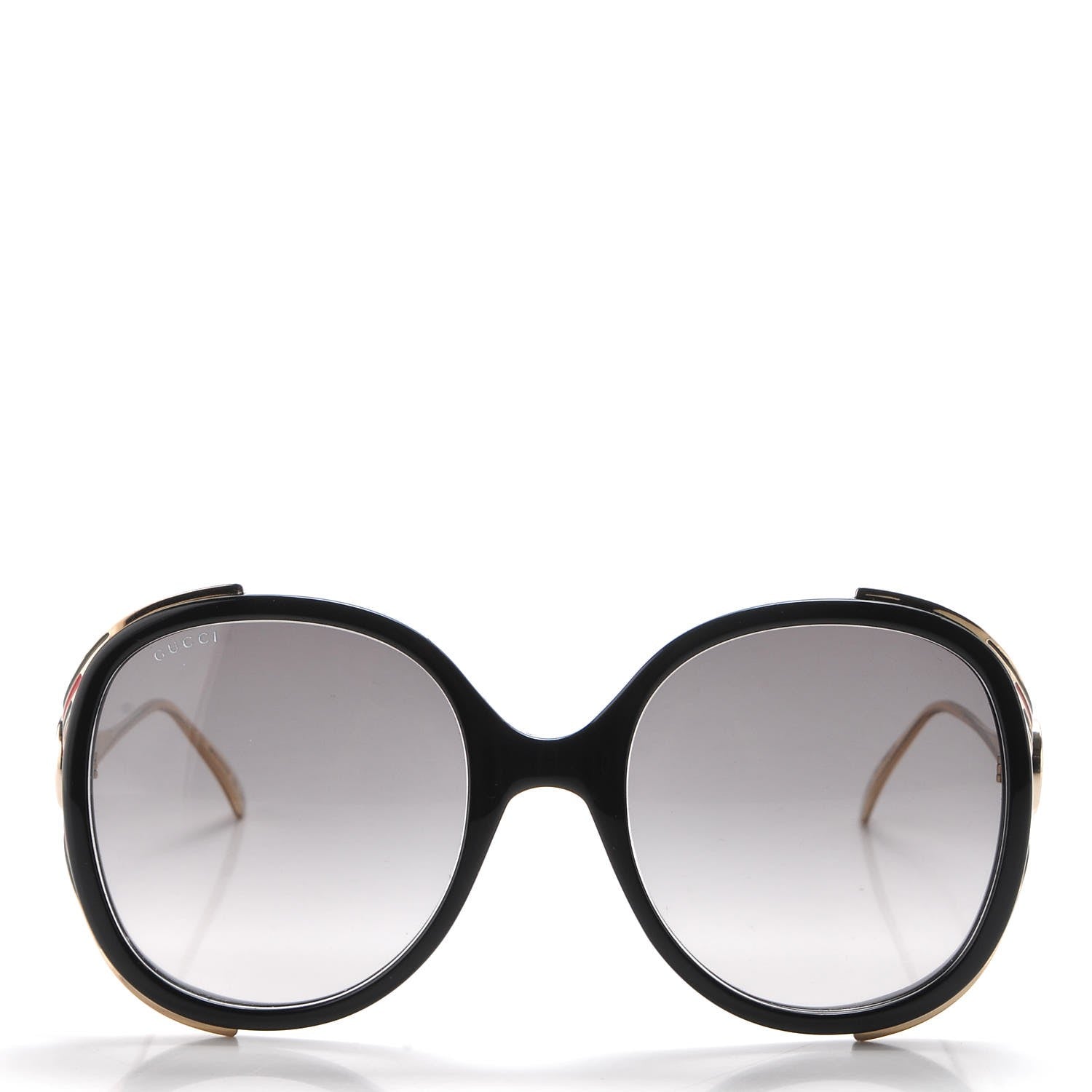 Gucci Round Frame Injected GG0226S Sunglasses Black 2 of 7