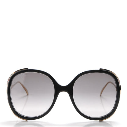 Gucci Round Frame Injected GG0226S Sunglasses Black 2 of 7