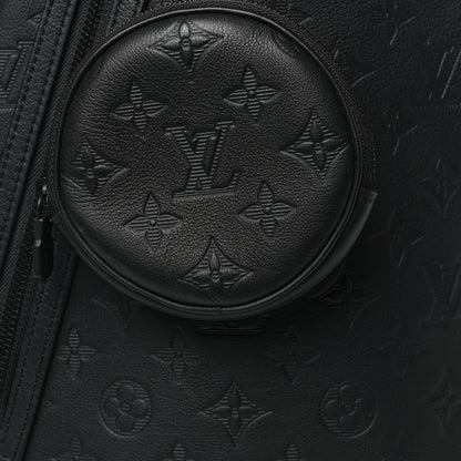 Louis Vuitton Calfskin Shadow Monogram Duo Slingbag Black 8 of 10