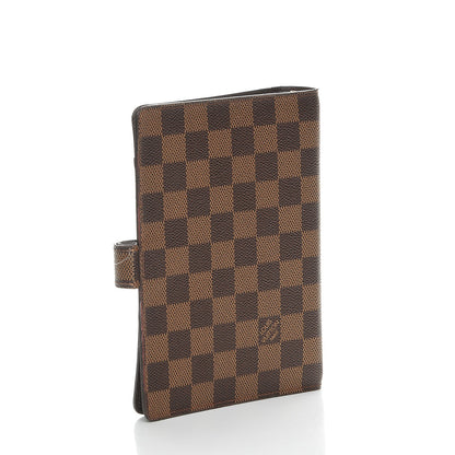 Louis Vuitton Damier Ebene Medium Ring Agenda Cover 3 of 8