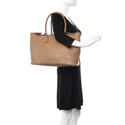 Prada City Calfskin Twin Tote Caramel 2 of 11
