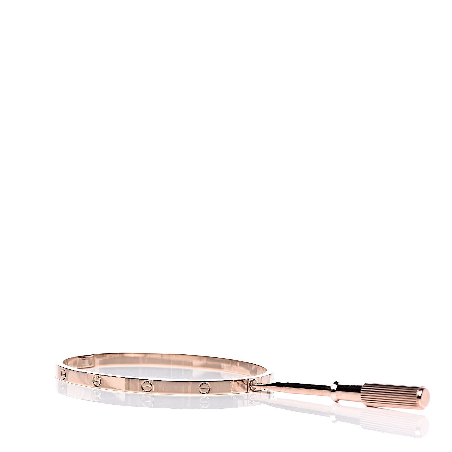 Cartier 18K Pink Gold Small LOVE Bracelet 17 4 of 6