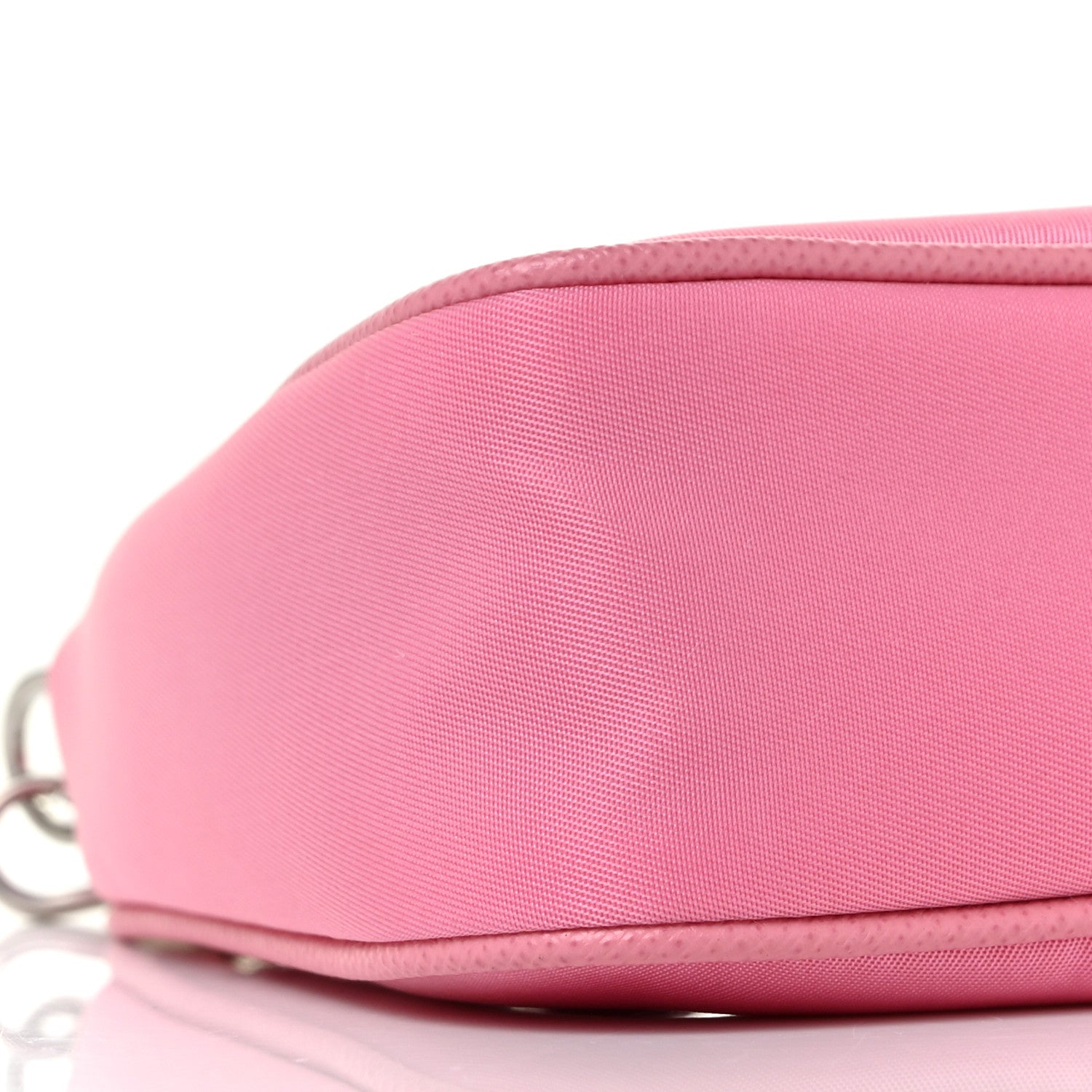Prada Tessuto Nylon Saffiano Mini Re-Edition 2000 Shoulder Bag Begonia 7 of 8
