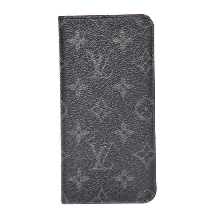 Louis Vuitton Monogram Eclipse iPhone 7 Plus Folio Case 1 of 6