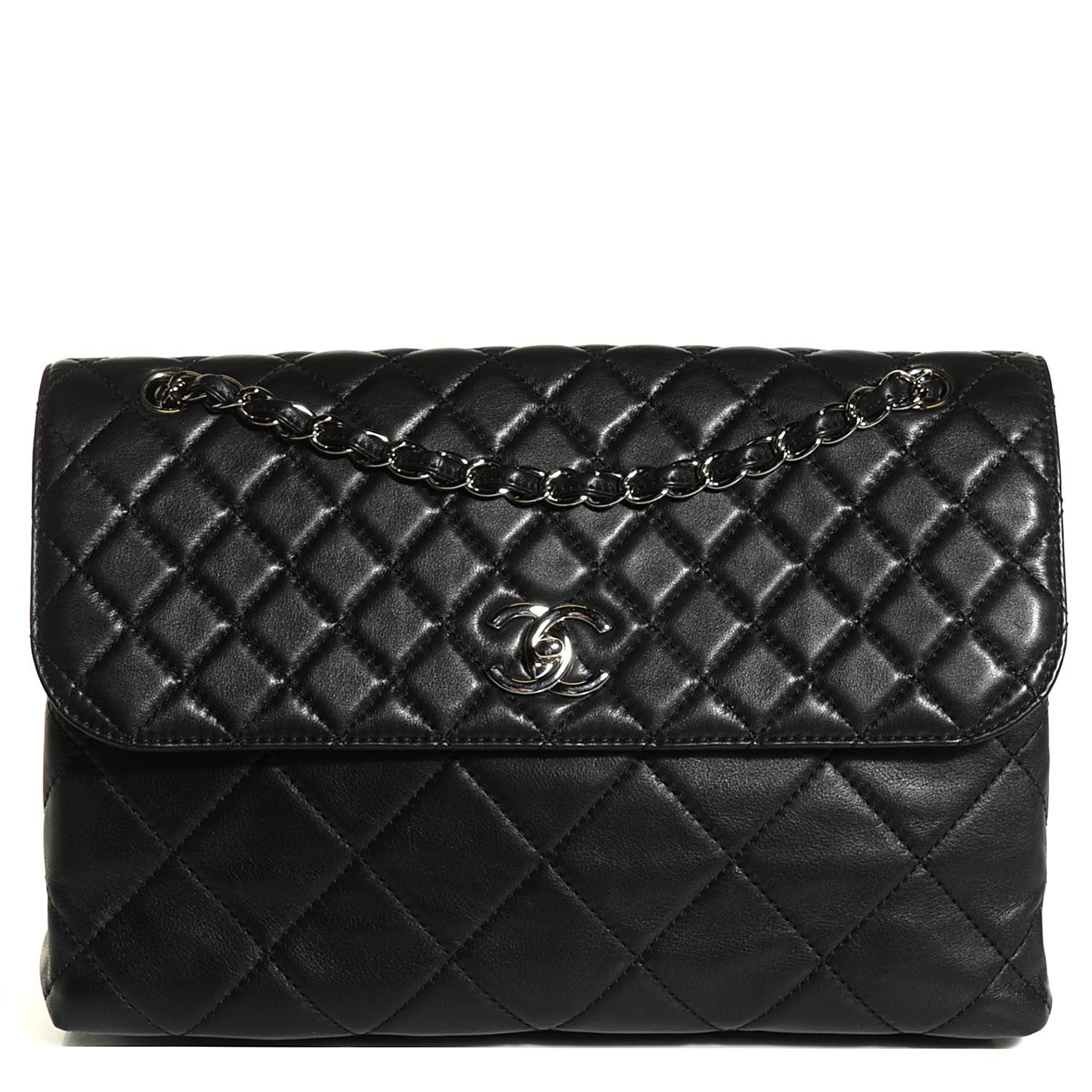 Chanel Calfskin Quilted In the Business Flap Bag Black 1 of 9