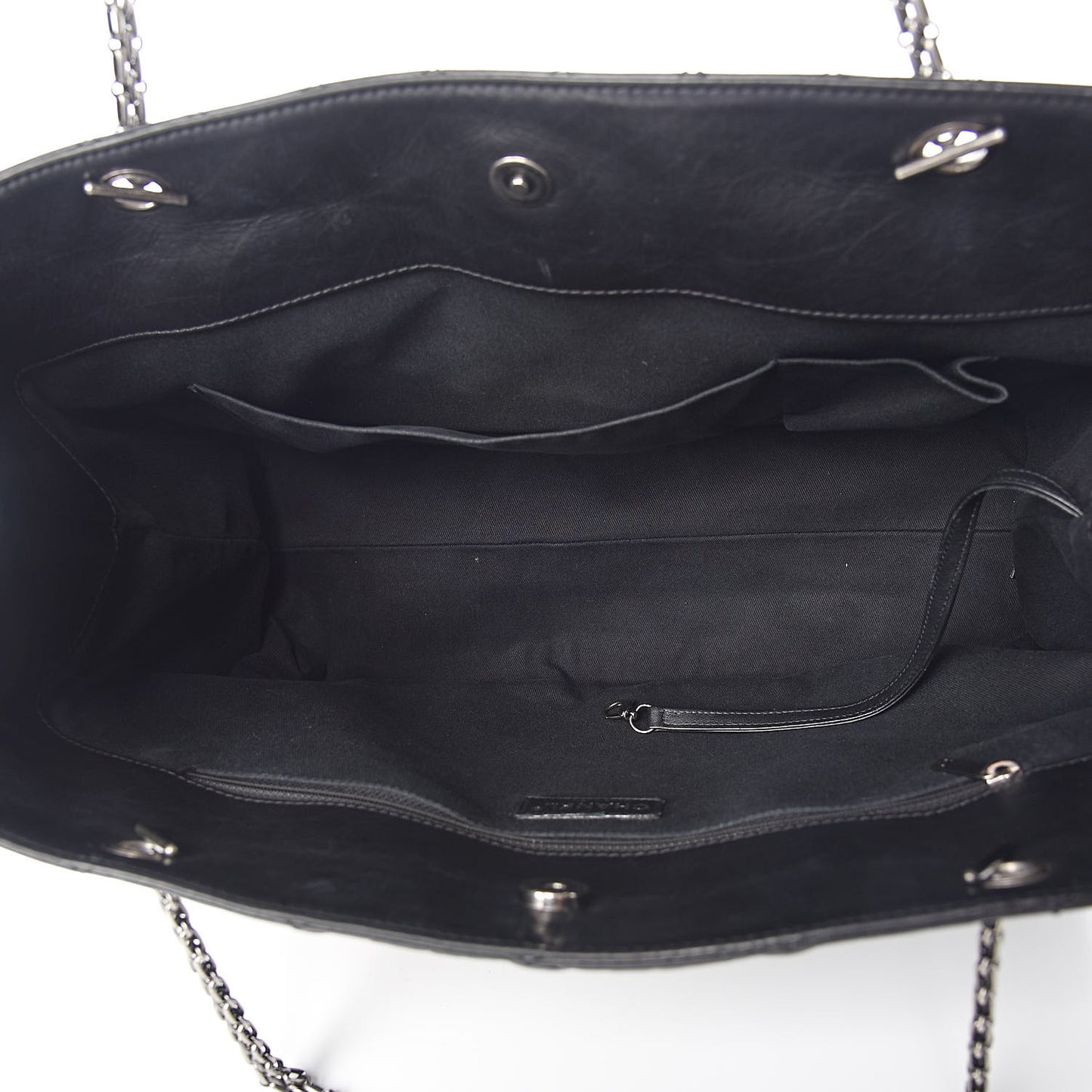 Aged Calfskin Quilted Reissue 2.55 Tote Black
