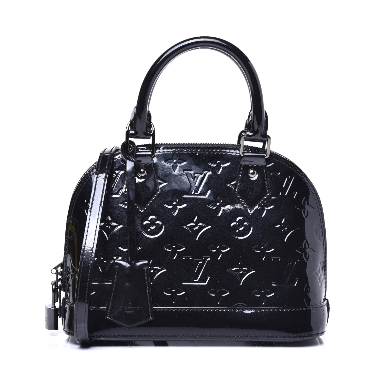 Louis Vuitton Vernis Alma BB Noir Magnetique 1 of 8